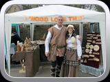 I Wood Love stall with  Simon Kershaw and Ingrid Lewis 